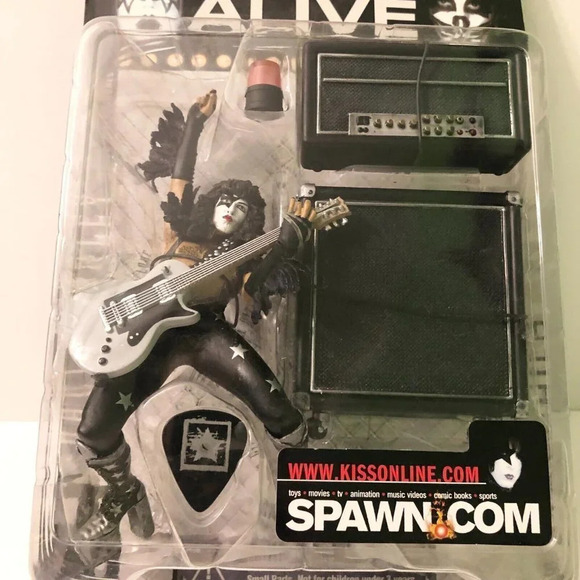 2000 KISS Band Paul Stanley  Starchild Alive McFarlane Spawn Action Figure - Picture 2 of 16
